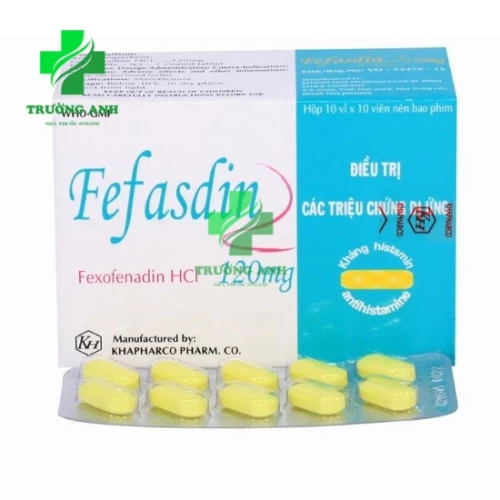 Fefasdin 120 - Thuốc điều trị triệu chứng dị ứng theo mùa