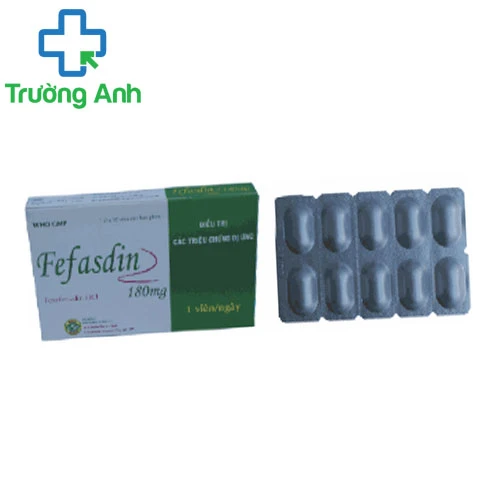 Fefasdin 180 - Thuốc điều trị triệu chứng dị ứng theo mùa