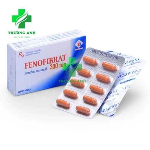 FENOFIBRAT 200MG Domesco - Thuốc điều trị rối loạn lipoprotein