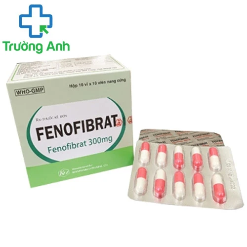 Fenofibrat Khapharco - Thuốc điều trị giảm cholesterol, cholesterol