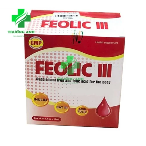 Feolic III Medupharm - Hỗ trợ bổ máu hàng đầu,ngừa thiếu máu