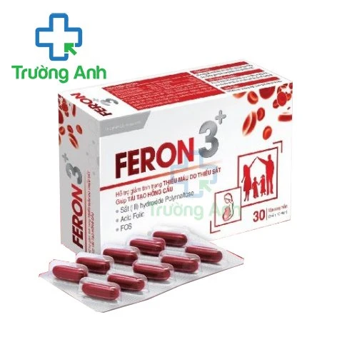 Feron 3+ - Giúp bổ sung sắt và acid folic cho cơ thể hiệu quả