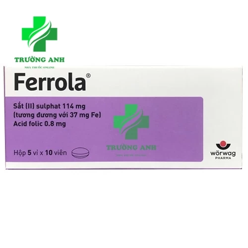 Ferrola Lomapharm - Thuốc điều trị thiếu máu do thiếu sắt