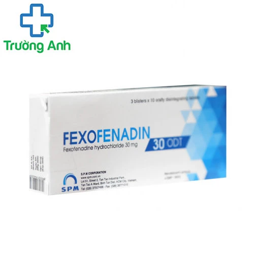 Fexofenadin 30 ODT - Điều trị viêm mũi dị ứng, mề đay hiệu quả