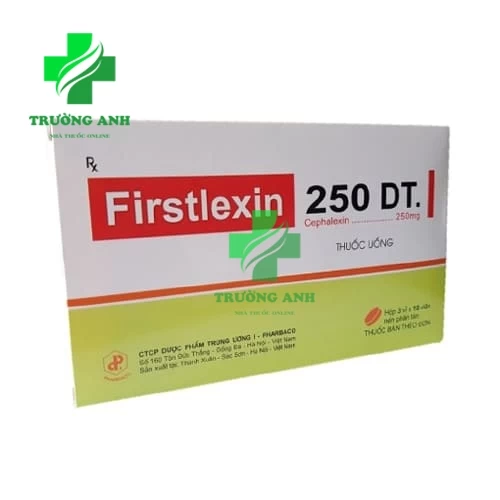 Firstlexin 250 DT Pharbaco - Thuốc điều trị nhiễm khuẩn hiệu quả