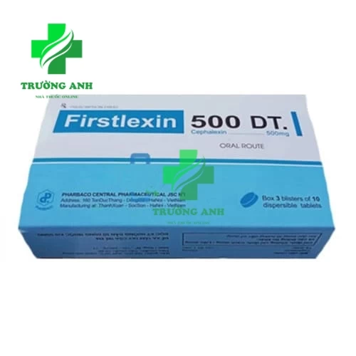 Firstlexin 500 DT - Thuốc điều trị nhiễm khuẩn hiệu quả của Pharbaco