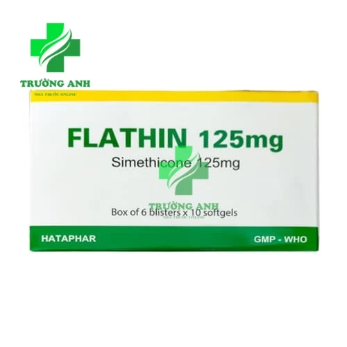 Flathin 125mg Hataphar - Thuốc điều trị đầy bụng, khó tiêu hiệu quả