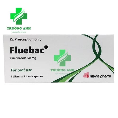 Fluebac 50mg Slavia Pharm - Thuốc điều trị nấm Candida