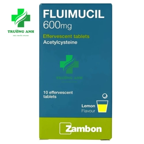 Fluimucil 600mg Zambon - Điều trị nhiễm trùng đường hô hấp