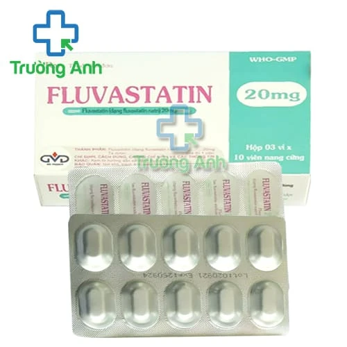 Fluvastatin 20mg MD Pharco - Thuốc điều trị tăng cholesterol máu