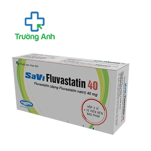 SaVi Fluvastatin 40 - Giúp làm giảm cholesterol hiệu quả