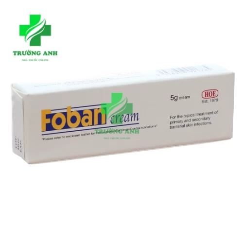Foban - Thuốc điều trị nhiễm khuẩn mắt và da hiệu quả