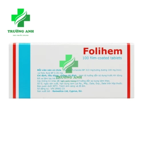 Folihem - Thuốc điều trị thiếu máu do thiếu sắt hiệu quả