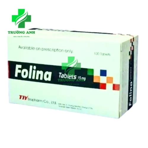 Folina Tablets 15mg - Giải độc do dùng quá liều methotrexate