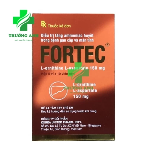 Fortec - Hỗ trợ điều trị cho bệnh nhân gan nhiễm mỡ