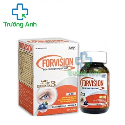 Forvision Dolexphar - Viên uống hỗ trợ cải thiện thị lực