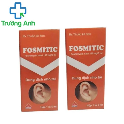 Fosmitic 150mg/5ml - Thuốc điều trị viêm tai giữa, viêm màng nhĩ hiệu quả