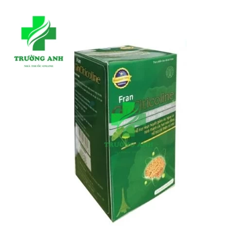 Fran GinCiticoline - Hỗ trợ giảm triệu chứng hoa mắt, chóng mặt