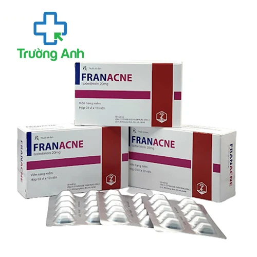 Franacne 20mg TW2 - Thuốc kháng sinh trị mụn trứng cá nặng