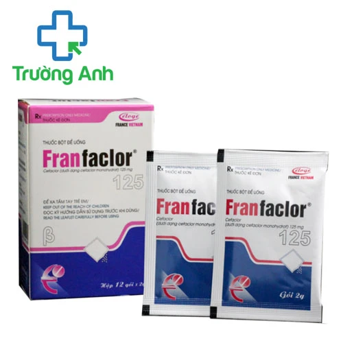 Franfaclor 125 - Thuốc điều trị nhiễm khuẩn hiệu quả của Éloge France