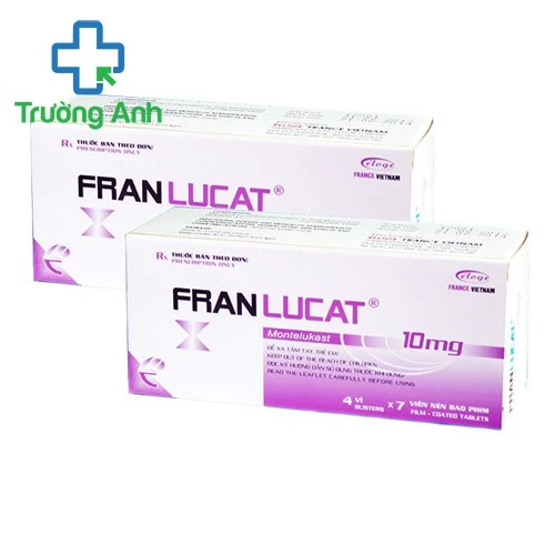 Franlucat 10mg - Dự phòng điều trị hen phế quản mạn tính hiệu quả