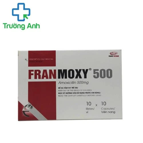 Franmoxy 500 - Thuốc điều trị nhiễm khuẩn hiệu quả của Éloge France