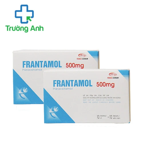 Frantamol 500mg - Thuốc giảm đau, hạ sốt hiệu quả của Éloge France