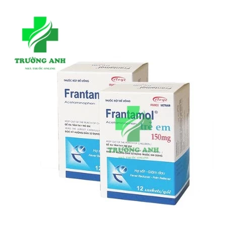 Frantamol trẻ em 150mg - Thuốc hạ sốt, giảm đau hiệu quả