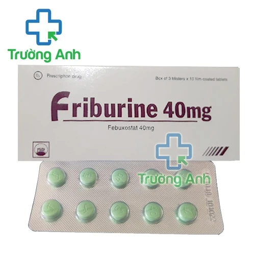 Friburine 40mg - Thuốc điều trị tăng acid uric máu hiệu quả