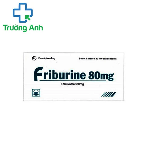 Friburine 80mg - Thuốc điều trị gout mãn tính hiệu quả