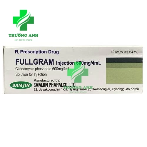 Fullgram Injection 600mg/4ml - Điều trị nhiễm trùng nặng hiệu quả