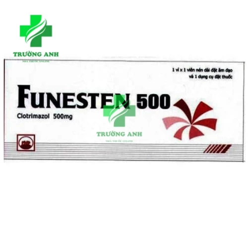 Funesten 500 Pymepharco - Thuốc điều trị nhiễm nấm âm đạo hiệu quả