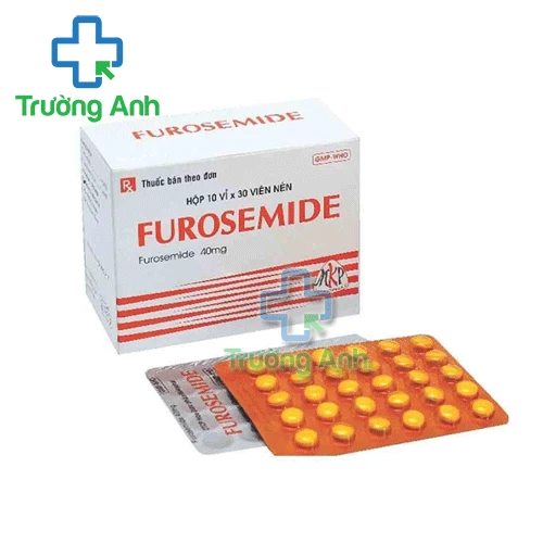 Furosemide 40mg MKP - Trị phù phổi cấp, phù do tim, gan, thận