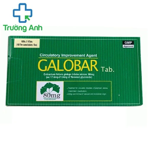 Galobar - Giúp điều trị rối loạn tuần hoàn máu não hiệu quả của Hàn Quốc