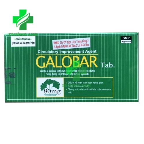 Galobar - Giúp điều trị rối loạn tuần hoàn máu não hiệu quả của Hàn Quốc