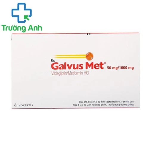 Galvus Met 50mg/1000mg - Thuốc làm giảm nồng độ glucose trong máu