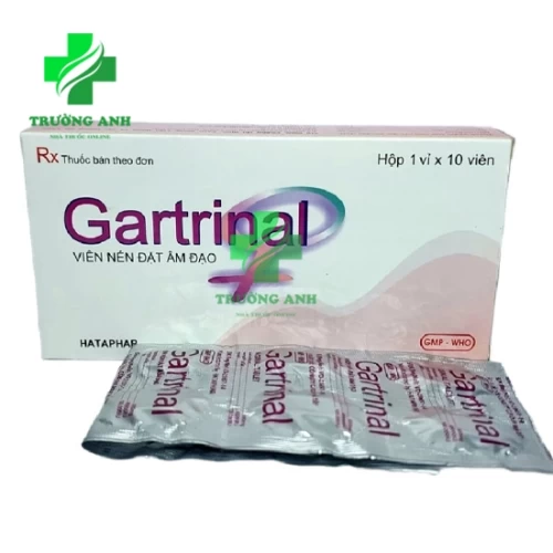 Gartrinal - Viên đặt âm đạo điều trị viêm nhiễm phụ khoa hiệu quả