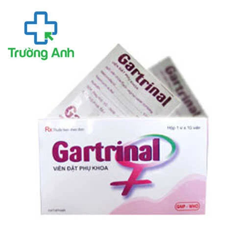 Gartrinal - Viên đặt âm đạo điều trị viêm nhiễm phụ khoa hiệu quả