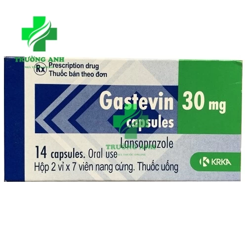 Gastevin 30mg - Thuốc điều trị viêm loét dạ dày, tá tràng hiệu quả