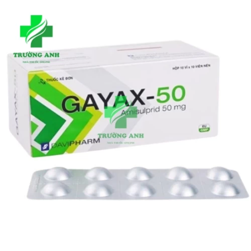 Gayax 50 - Thuốc điều trị tâm thần phân liệt hiệu quả