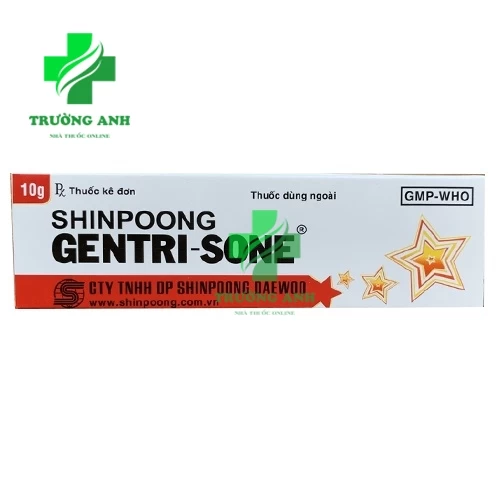 Gentrisone 10g - Thuốc điều trị viêm da và dị ứng da hiệu quả (10 hộp)