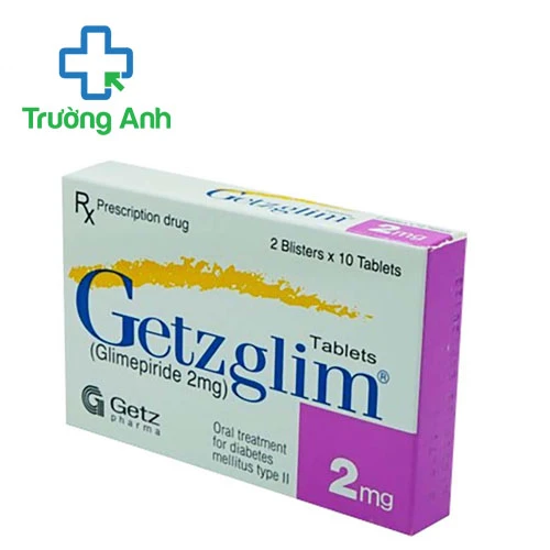 Getzglim 2mg Getz Pharma - Thuốc điều trị đái tháo đường hiệu quả