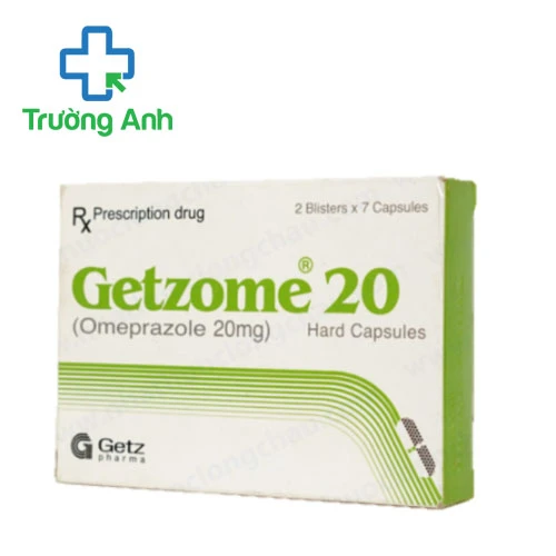 Getzome 20mg Getz Pharma - Thuốc điều trị loét dạ dày