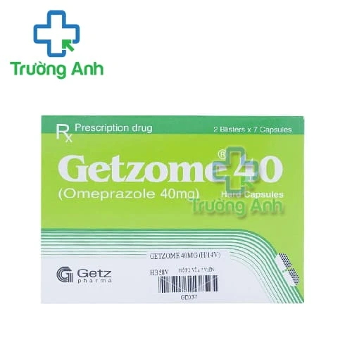 Getzome 40mg Getz Pharma (viên) - Trị loét dạ dày - tá tràng
