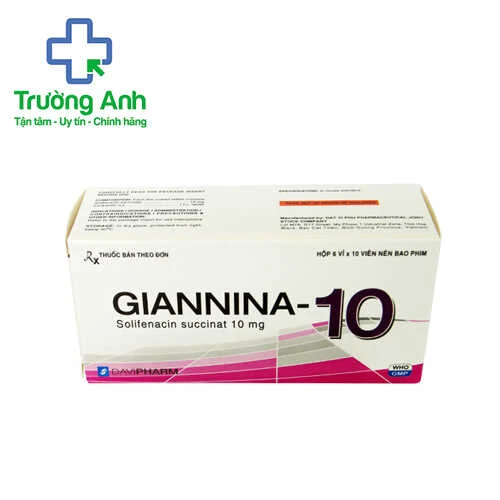 Giannina-10 - Thuốc điều trị hội chứng bàng quang tăng hoạt động