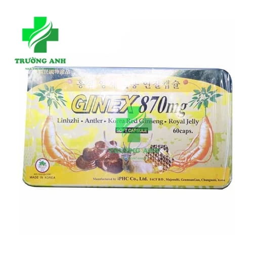 GINEX - Sâm tăng lực, tăng cường sức khỏe của Hàn Quốc