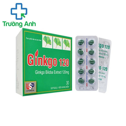 GINKGO 120 USP - Giúp hoạt huyết, cải thiện tuần hoàn não hiệu quả