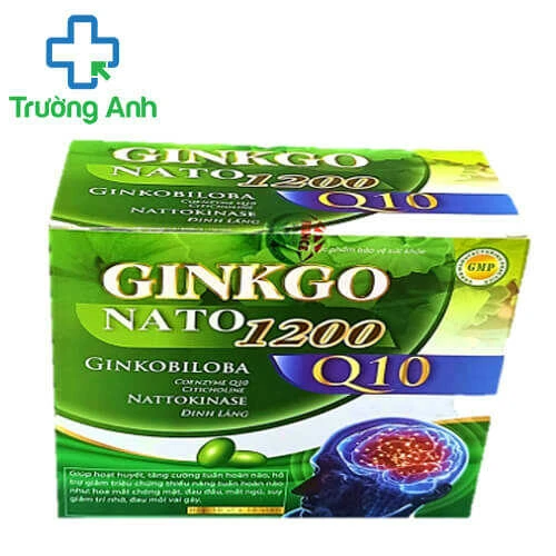 Ginkgo Nato 1200 Q10 - Hỗ trợ tăng cường tuần hoàn máu não