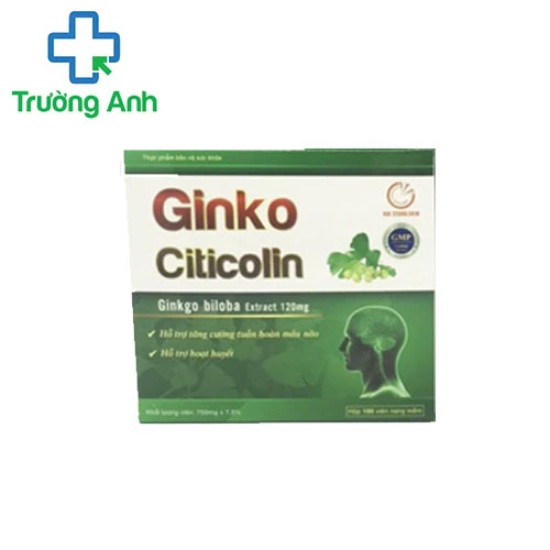 Ginko Citicolin - Giúp hoạt huyết, tăng cường tuần hoàn não
