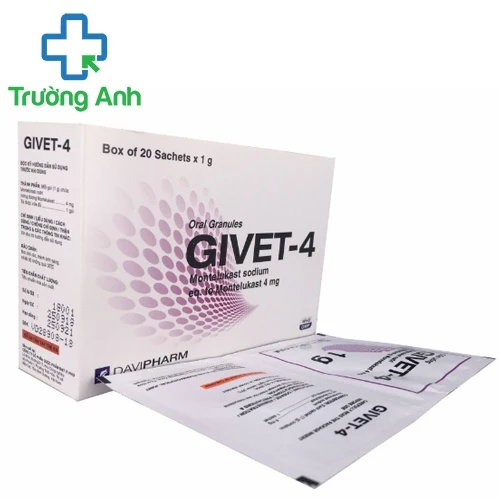 Givet-4 - Thuốc dự phòng và điều trị hen phế quản mạn tính hiệu quả
